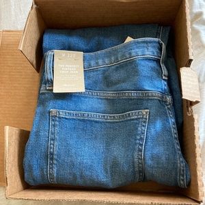 MADEWELL Perfect Vintage Crop Jeans (Sandford Wash)